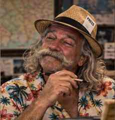 Fictional newsroom portrait of Sonny “Scoop” Sacramento